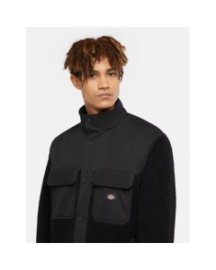 DICKIES MOUNT HOPE FLEECE JACKET - BLACK