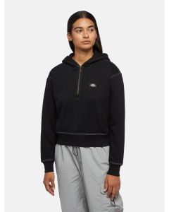 DICKIES WOMEN'S FLEECE HOODIE - BLACK