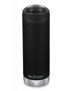 KLEAN KANTEEN INSULATED TKWIDE 16OZ CAFE CAP - BLACK