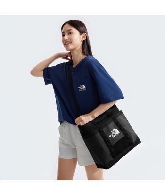 THE NORTH FACE EXPLORE UTILITY TOTE - TNF BLACK/TNF WHITE/NPF