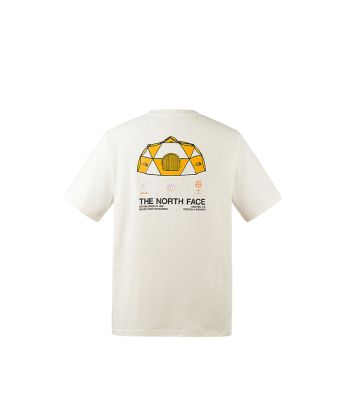 THE NORTH FACE U RLX CAMPING TENT S/S TEE (ASIA SIZE) - WHITE DUNE