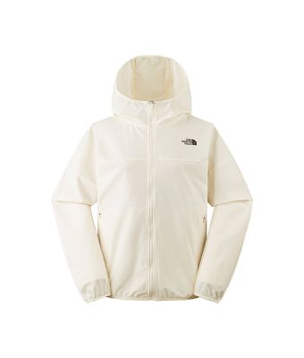 THE NORTH FACE W NEW ZEPHYR WIND JACKET (ASIA SIZE) - WHITE DUNE