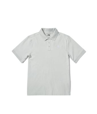 THE NORTH FACE M S/S LOGO POLO (ASIA SIZE)  -  TIN GREY