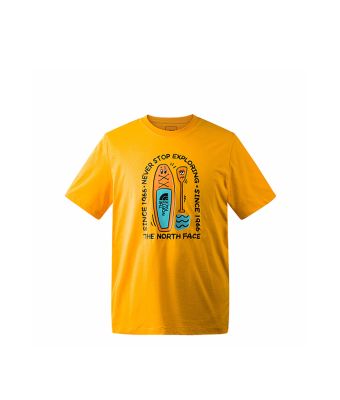 THE NORTH FACE U FOUNDATION WATER S/S TEE - AP - SUMMIT GOLD