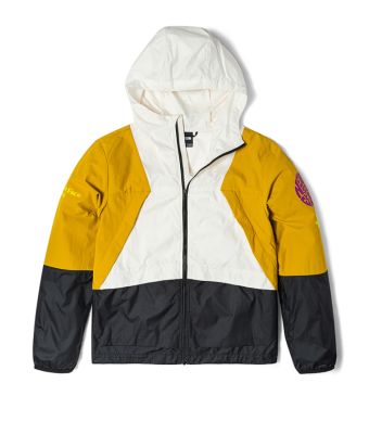 THE NORTH FACE W TRAILWEAR WIND WHISTLE JACKET - ARROWWOOD YELLOW/GARDENIA WHITE/TNF BLACK