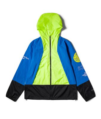 THE NORTH FACE M TRAILWEAR WIND WHISTLE JKT - LED YELLOW/SUPER SONIC BLUE/TNF BLACK 