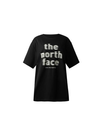 THE NORTH FACE W S/S TNF OVERSIZE TEE - AP - TNF BLACK