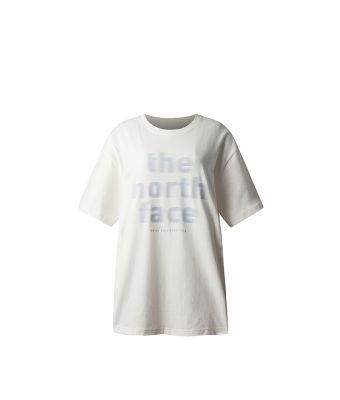 THE NORTH FACE W S/S TNF OVERSIZE TEE - AP - GARDENIA WHITE