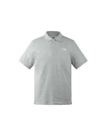 THE NORTH FACE M S/S LOGO POLO (ASIA SIZE) - TNF LIGHT GREY HEATHER