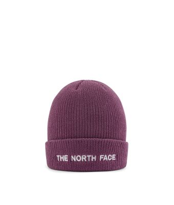 THE NORTH FACE URBAN EMBROIDERED BEANIE - MIDNIGHT MAUVE