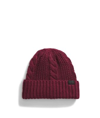 THE NORTH FACE W OH MEGA BEANIE - ALPINE PLUM