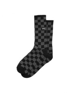 VANS CHECKERBOARD CREW II  - BLACK-CHARCOAL