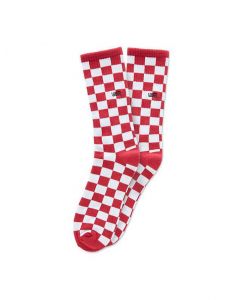 VANS CHECKERBOARD CREW II - RED-WHITE CHECK