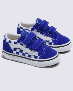 VANS OLD SKOOL V ( 1_4 YEARS ) - COLOR THEORY CHECKERBOARD SURF TH