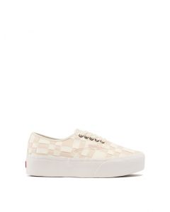 VANS AUTHENTIC STACKFORM - WOVEN CHECK WHITE/PINK