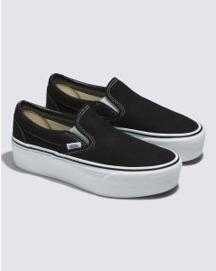 VANS CLASSIC SLIP-ON STACKFORM - CANVAS BLACK/TRUE WHITE