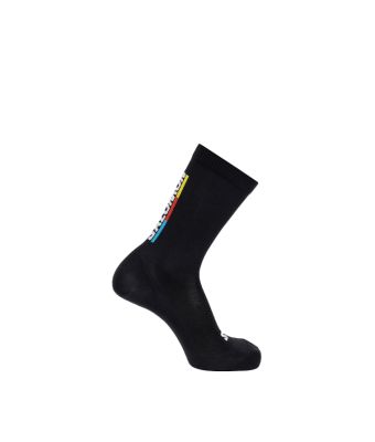 SALOMON PULSE RACE FLAG CREW - BLACK/BRIGHT