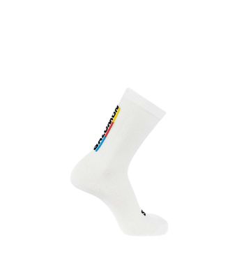 SALOMON PULSE RACE FLAG CREW - WHITE/BRIGHT