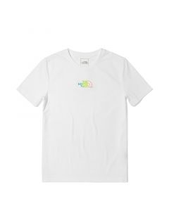 THE NORTH FACE W FOUNDATION GRAPHIC S/S  (ASIA SIZE) -TNF WHITE