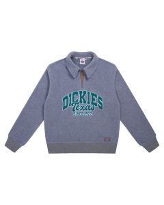 DICKIES WOMENS SWEATSHIRTS - MIDDLE HEATHER GREY