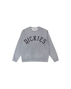 DICKIES MEN'S SWEATSHIRTS - MIDDLE HEATHER GREY