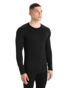 ICEBREAKER MEN 260 TECH LS CREWE - BLACK