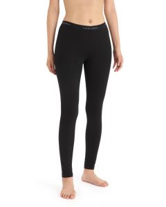 ICEBREAKER WOMEN 200 OASIS LEGGINGS - BLACK