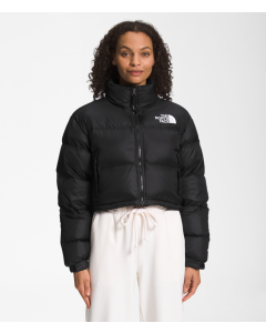 THE NORTH FACE W NUPTSE SHORT JACKET - TNF BLACK/TNF BLACK