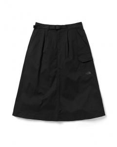 THE NORTH FACE W TWILL COTTON SKIRT  (ASIA SIZE) -TNF BLACK