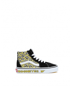 VANS KID SK8_HI ( 4_8 YEARS ) - MOONEYES BLACK/YELLOW