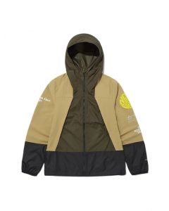 THE NORTH FACE M TRAILWEAR WIND WHISTLE JKT - KHAKI STONE/TNF BLACK/NEW TAUPE GREEN 