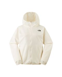 THE NORTH FACE W NEW ZEPHYR WIND JACKET (ASIA SIZE) - WHITE DUNE