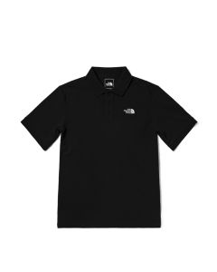 THE NORTH FACE M S/S LOGO POLO (ASIA SIZE)  -  TNF BLACK