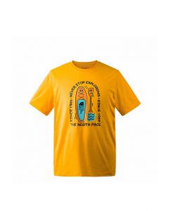 THE NORTH FACE U FOUNDATION WATER S/S TEE - AP - SUMMIT GOLD
