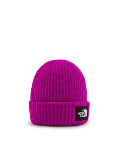 THE NORTH FACE KIDS SALTY LINED BEANIE - DEEP MULBERRY