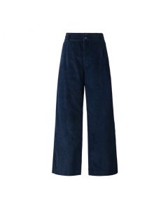 THE NORTH FACE W HIGH WAIST CORD PANT (ASIA SIZE) - SUMMIT NAVY