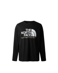 THE NORTH FACE U L/S NOVELTY HALF DOME TEE (ASIA SIZE) - TNF BLACK