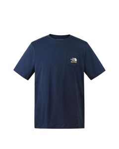 THE NORTH FACE U 1966 POCKET SS TEE (ASIA SIZE)  -  SUMMIT NAVY