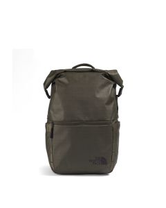 THE NORTH FACE BASE CAMP VOYAGER ROLLTOP - NEW TAUPE GREEN/TNF BLACK