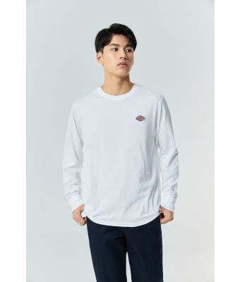 DICKIES MEN'S TEE LS - DICKIES WHITE