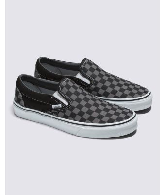 VANS CLASSIC SLIP_ON - BLACK/PEWTER CHECKERBOARD