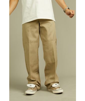 DICKIES MEN'S ICON 85283 DOUBLE KNEE - KHAKI