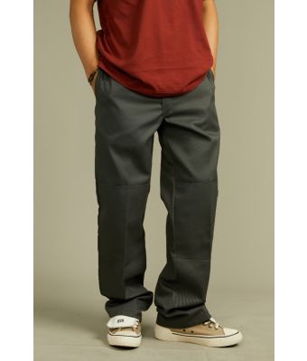 DICKIES MEN'S ICON 85283 DOUBLE KNEE - CHARCOAL