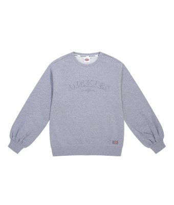 DICKIES WOMEN'S SWEATSHIRTS - MIDDLE HEATHER GREY