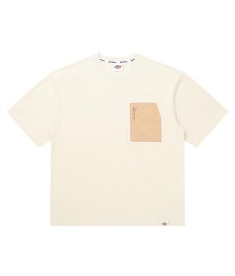 DICKIES MEN'S TEE SS - WHITECAP GRAY