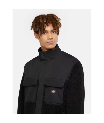 DICKIES MOUNT HOPE FLEECE JACKET - BLACK