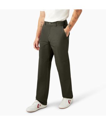 DICKIES X SPITFIRE DOUBLE KNEE PANT - OLIVE GREEN