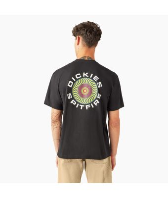 DICKIES X SPITFIRE TEE - BLACK