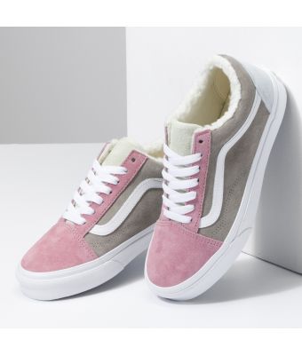 VANS OLD SKOOL - PIG SUEDE/SHERPA MULTI COLOR