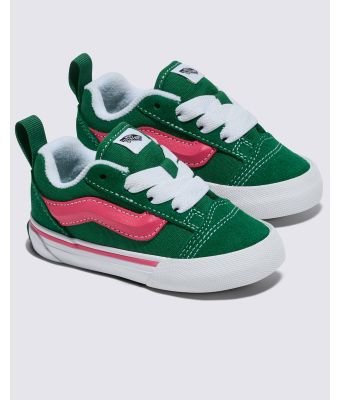 VANS KNU SKOOL ELASTIC LACE ( 1_4 YEARS ) - GREEN/PINK